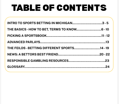 DHN SPORTS BET - MICHIGAN SPORTS BETTING GUIDE