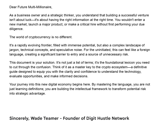 D150: 150 Terms Every Crypto Investor Must Know