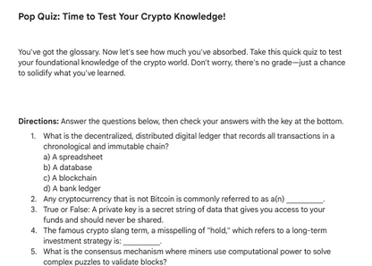 D150: 150 Terms Every Crypto Investor Must Know